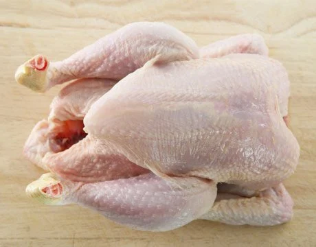 Whole dressed broilers